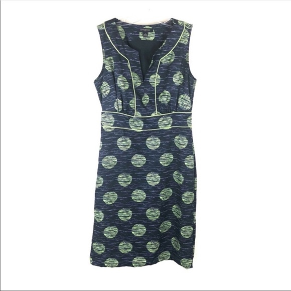 Banana Republic Dresses & Skirts - Banana Republic blue polka dot dress size 12